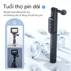 Gậy kiêm Remote đa năng Insta360 X4 X3 X2 Gopro 13 12 11 10 9 Black kéo dài 1m