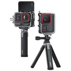 Khung Nhôm aMagisn Insta360 Ace / Ace Pro chắc chắn hỗ trơ xoay ngang dọc ngàm mở rộng gắn mic đèn - Hàng chính Hãng