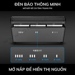 Pin Stamina và hộp sạc nhanh Gopro 12 11 10 9 Black thông minh