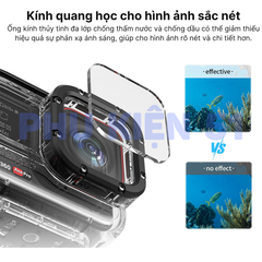 Khung Vỏ chống nước aMagisn cho Insta360 Ace Pro 2 độ sâu 50m