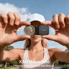 Đế nam châm Telesin kẹp nón Insta360 Go Ultra xoay 360 độ S3-HMH-05-TIS