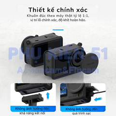Silicon Telesin Dji Osmo Action 6 bảo vệ màn hình camera chống trầy xước S6-PTC-11