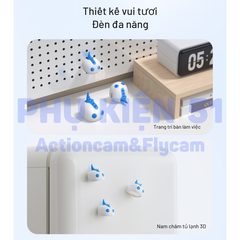 Đèn Telesin Pocket 3 trợ sáng nhỏ gọn hít nam châm thao tác nhanh tiện lợi S5-BGD-13