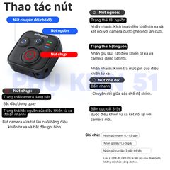 Remote aMagisn đa năng kết nối Gopro Insta360 DJI điều khiển từ xa