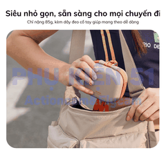 Túi mini Telesin đựng Actioncam cao cấp lớp nhung mềm mại, kháng nước