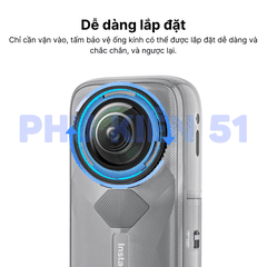 Lens bảo vệ aMagisn Insta360 X5 Standard bảo vệ camera tránh trầy xước