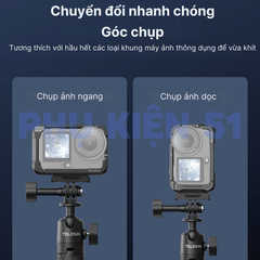 Ngàm nam châm Telesin Action 6 Nano giúp gắn nhiều phụ kiện