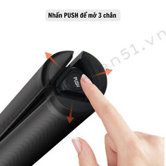 Gậy 2 in 1 tích hợp tripod gắn Actioncam 1.2m nhỏ gọn tiện lợi-  Gậy tàng hình 2in1 cho Gopro Insta360