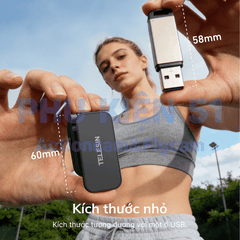 Đế nam châm Telesin kẹp nón DJI Osmo Nano kẹp chặt chắc chắn S3-HMH-05-TDJ