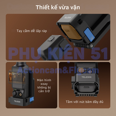 Đế nam châm Telesin cho Pocket 3 cố định chắc chắn tiện lợi dễ sử dụng S6-CFR-04-TDJ