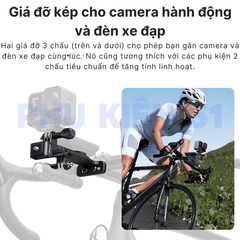 Pát xe đạp aMagisn giúp gắn Actioncam lên ghi đông xe chắc chắn