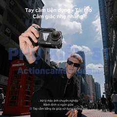 StreetGrip Kit TELESIN cho Action 3 4 5 - Tay cầm hỗ trợ chụp hình đường phố nghệ thuật S6-FMS-22-TDJ