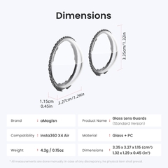 Lens bảo vệ aMagisn Insta360 X4/ X4 Air bảo vệ camera tránh trầy xước