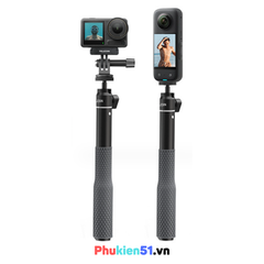 Gậy Telesin chuyên lặn biển chống rỉ sét gắn mọi Actioncam tích hợp đầu ball 360 độ Chiều dài 65cm