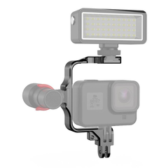 Ngàm hợp kim CNC hỗ trợ gắn mic đèn phụ kiện ActionCam Gopro