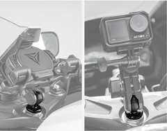 Giá đỡ gắn chảng ba bi 25mm ghi đông xe máy moto hỗ trợ gắn nhiều thiết bị