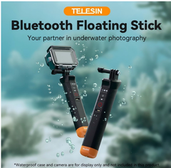 Tay cầm phao kiêm Remote bluetooth Gopro 13 12 11 10 9 8 Black hỗ trợ quay dưới nước