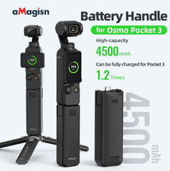Pin sạc aMagisn 4500mAh Osmo Pocket 3 kéo dài thời lượng quay