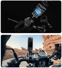 Insta360 Heavy Duty Clamp -Kẹp Ghi Gông Cao Cấp Insta360 X4 X3 Ace Pro One Rs