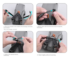 Set 2 dây đa cao cấp BRDRC cố định càng và cánh quạt FlyCam DJI chất lượng cao