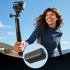 Ngàm Telesin Osmo Action 5 4 3 Osmo 360 Nano tích hợp ren 1/4 tiện lợi