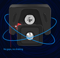 Ngàm CNC thao tác nhanh cho Actioncam Gopro Insta360 Osmo Action chắc chắn