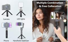 Tripod nhựa Vrig TP 05 gắn gimbal máy ảnh giá đỡ điện thoại đèn trợ sáng