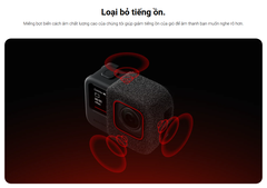 Mút lọc gió Insta360 Ace Pro giảm tiếng ồn tiếng gió