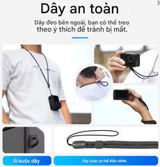 Silicon Telesin DJI Action 5 Pro 4 3 bảo vệ máy camera chống rơi va đập
