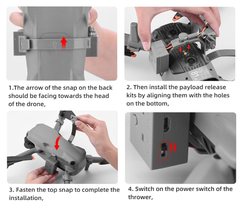 Bộ thả đồ Flycam DJI Mavic 3 Air 3 dùng cảm biến ánh sáng thả đồ