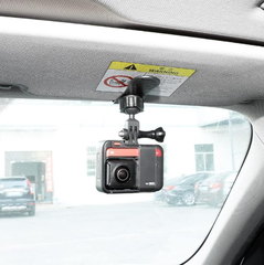 Phụ kiện gắn ActionCam vào tấm che nắng ô tô Gopro Insta360 Osmo Action
