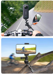 Giá đỡ Actioncam đa năng gắn chân gương ghi đông xe máy xe đạp