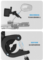 Giá đỡ Actioncam đa năng gắn chân gương ghi đông xe máy xe đạp