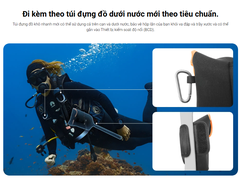 Insta360 X5 Invisible Dive Case - Khung chống nước tàng hình lặn sâu bảo vệ camera