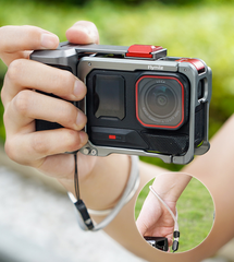 Bộ tay cầm chụp hình Insta360  Ace Pro 2 hợp kim nhôm chụp hình đường phố Xplorer Grip Kit