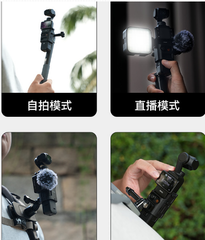 Khung bảo vệ Telesin Osmo Pocket 3 thao tác nhanh hỗ trợ gắn phụ kiện đèn mic