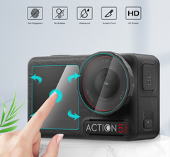 Kính cường lực bảo vệ Osmo Action 5 Pro 4  3 chống trầy xước , va đập mạnh bảo vệ 9H 2.5D
