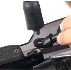 Giá đỡ gắn Actioncam thân kính xe máy, tựa đầu oto xoay 360 độ dễ dàng