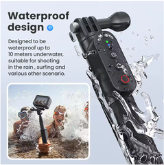 Gậy kiêm Remote đa năng Insta360 X4 X3 X2 Gopro 13 12 11 10 9 Black kéo dài 1m