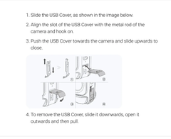 Nắp cổng sạc Insta360 Ace Pro/ Pro 2 thay thế nắp máy - USB Cover for Insta360 Ace Pro 2