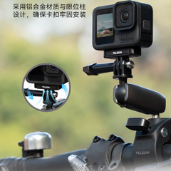 Ngàm kim loại Telesin Gopro 13 Black thao tác nhanh chắc chắn