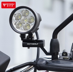 Pát Nhôm Mở Rộng CNC Gắn Chân Gương MOTOWOLF