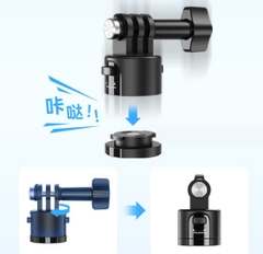 Bộ Thao Tác Nhanh Telesin Gắn ActionCam Gopro Insta360 hít nam châm mạnh mẽ