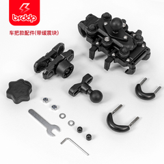 Gía Đỡ Điện Thoại Chống Sốc Cao Cấp BSDPP bảo vệ camera gắn chân gương ghi đông xe máy hấp thụ lực chống giật