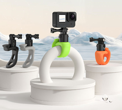 Đai cao su Telesin cố định Action Cam dễ dàng Thao tác nhanh Gopro Insta360 Ace pro Osmo Acion 4 3 - chính Hãng
