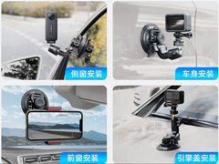 Đế Hít, Hút Kính Cỡ Lớn 90mm cho GoPro, Action cam