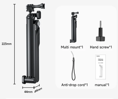 Gậy 3 Way Telesin V2 tích hợp Tripod dành cho Gopro ActionCam Osmo Action Insta360 Ace
