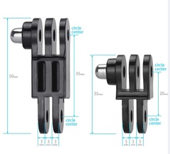 Khớp nối cùng hướng nâng chiều cao cho GoPro