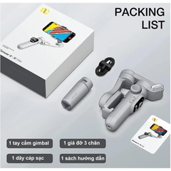 Gimbal Smart X Pro Tay cầm chống rung, Gymbal hỗ trợ quay phim, chụp ảnh chuyên nghiệp