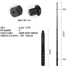 Đai đeo lưng gắn Gậy tàng hình cho Insta360 One X2 X3 X4 RS